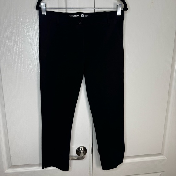 Betabrand Yoga Black Cropped Pants - Picture 4 of 6